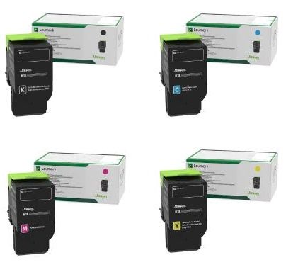 Lexmark 78C2U Ultra High Capacity 4 Colour Return Program Toner Cartridge Multipack