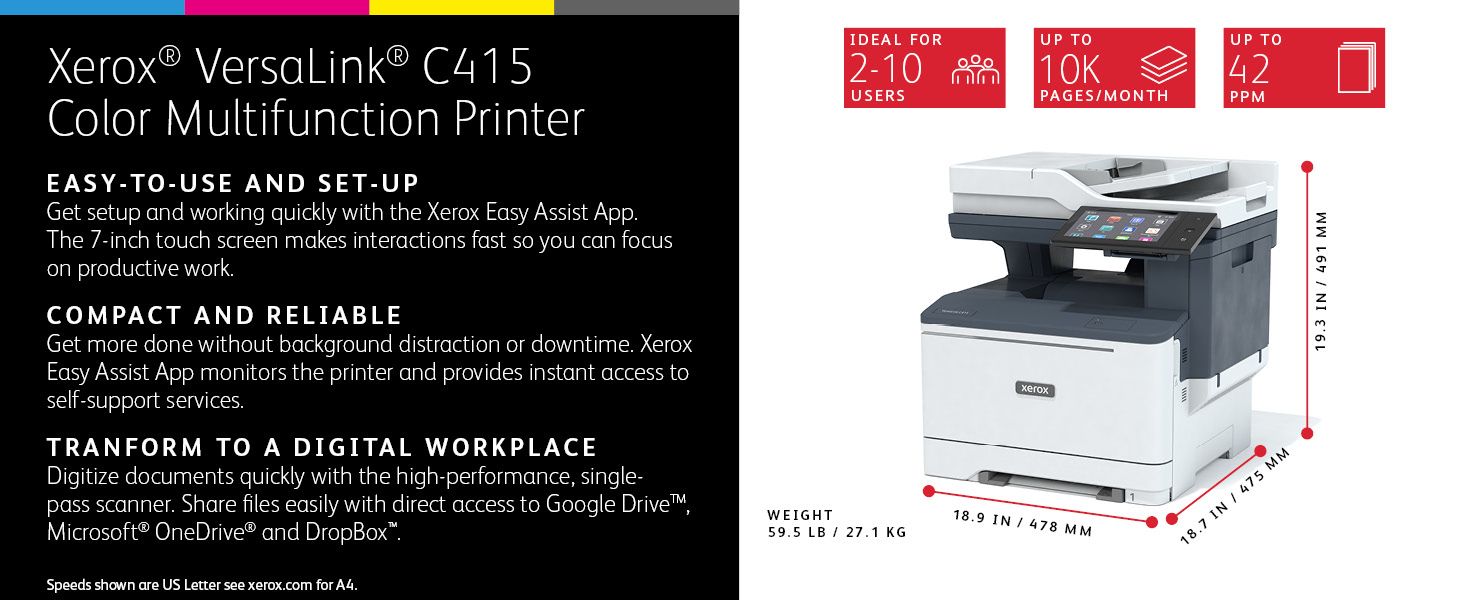 Xerox VersaLink C415 Colour Laser Printer