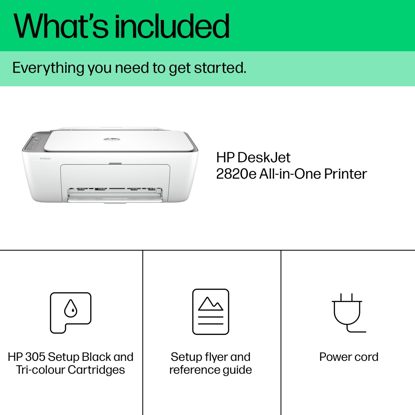 HP DeskJet 2820e Colour Inkjet Printer