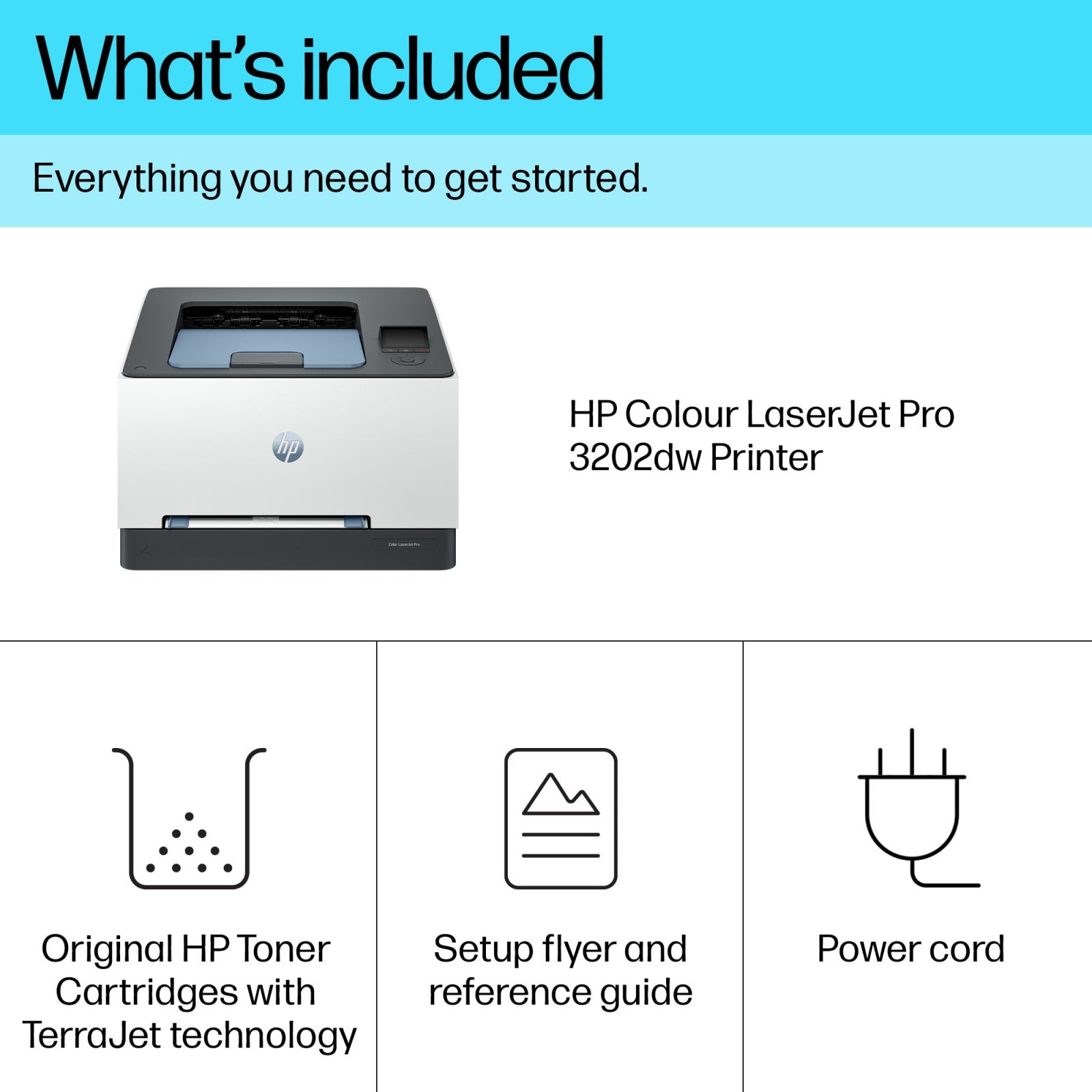 HP LaserJet Pro 3202dw Colour Laser Printer