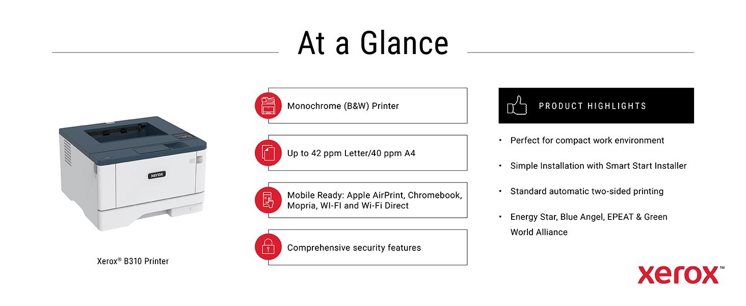 Xerox B310 Mono Laser Printer