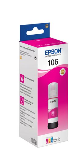 Epson 106 Magenta Ecotank Ink Bottle - (C13T00R340)