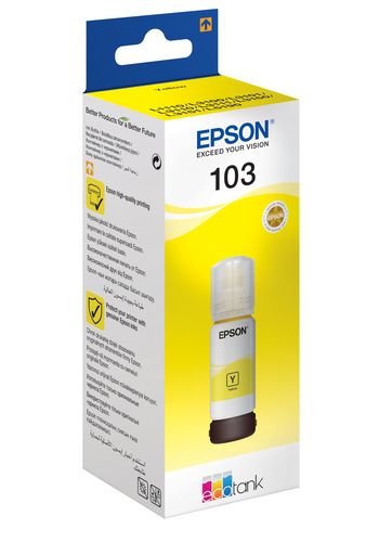 Epson 103 Ecotank Yellow Ink Bottle - (C13T00S44A)