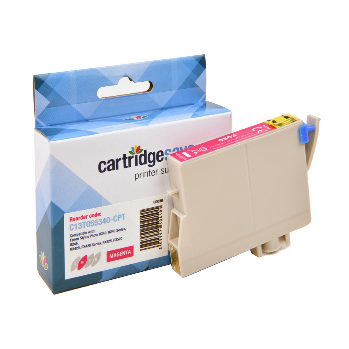 Compatible Epson T0553 Magenta Printer Cartridge - (C13T055340 Duck)