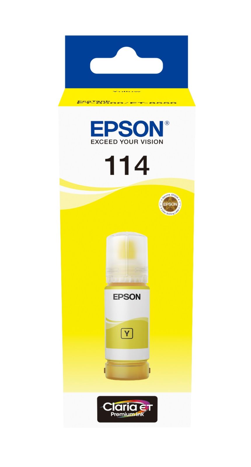 Epson 114 Yellow Ink Bottle - (C13T07B440)