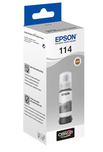 Epson 114 Grey Ink Bottle - (C13T07B540)