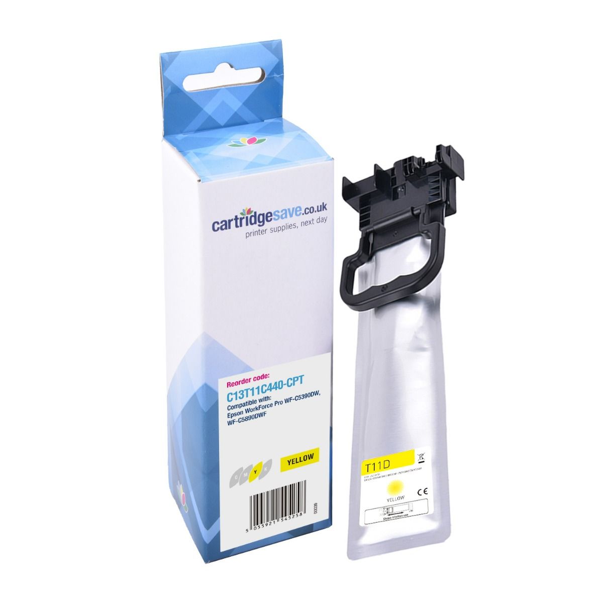 Compatible Epson C13T11C440 Yellow Ink Cartridge