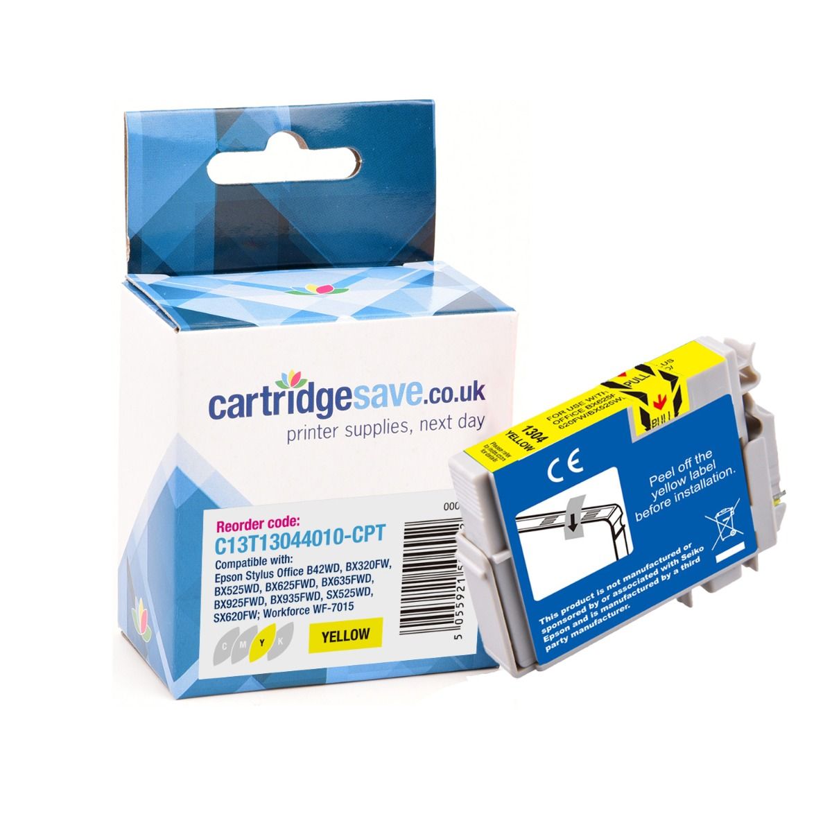 Compatible Epson T1304 Extra High Capacity Yellow Printer Cartridge - (T1304 Stag)