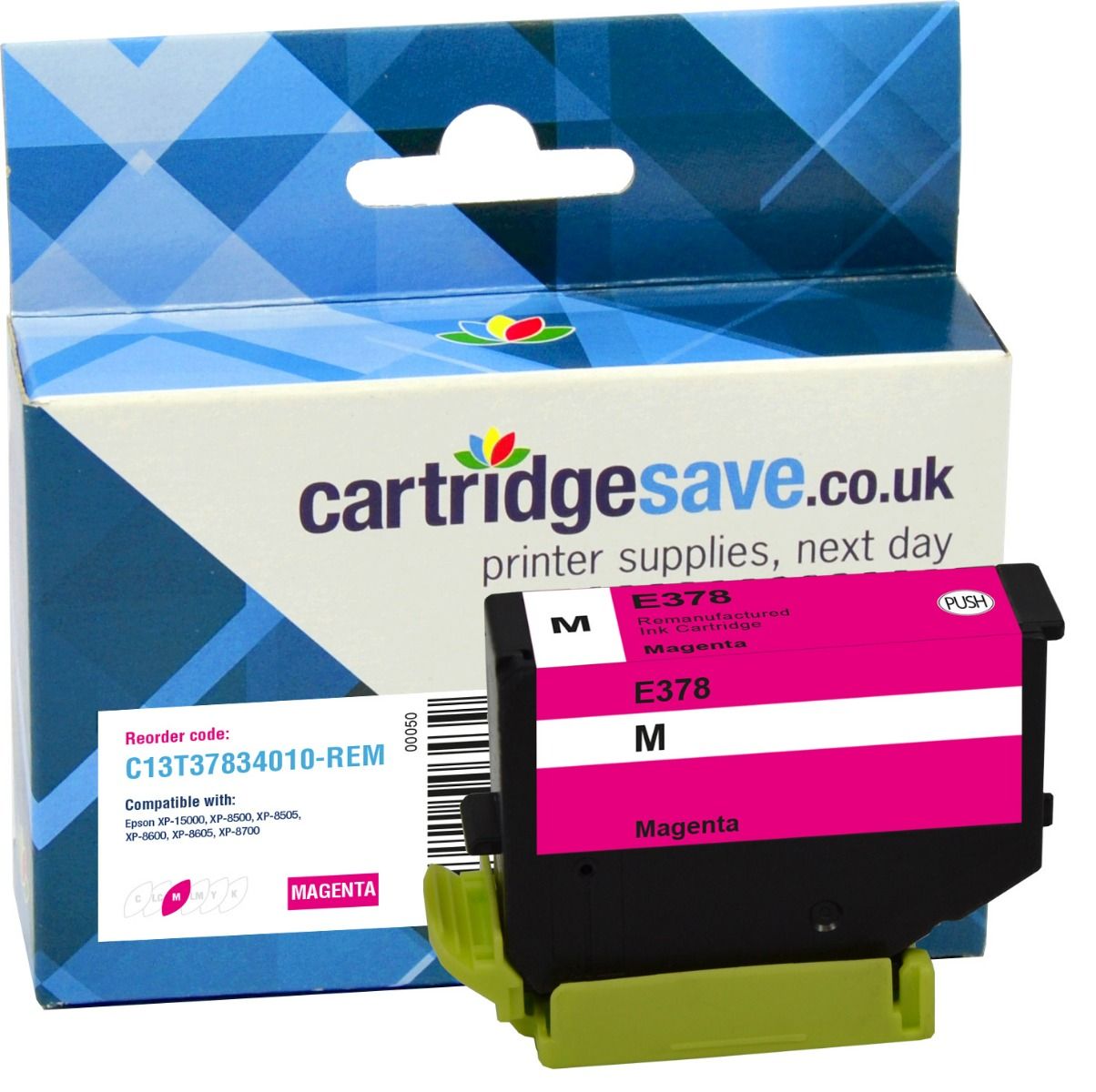 Compatible Epson 378 Magenta Ink Cartridge - (T3783 Squirrel)