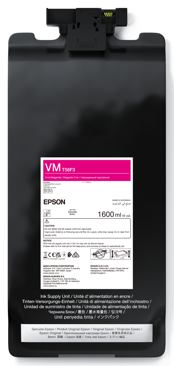 Epson T56F3 Vivid Magenta Ink Cartridge - (C13T56F300)