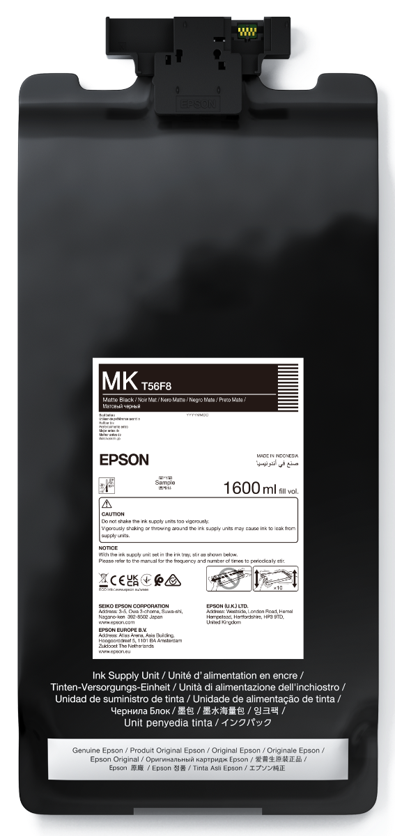 Epson T56F8 Matte Black Ink Cartridge - (C13T56F800)