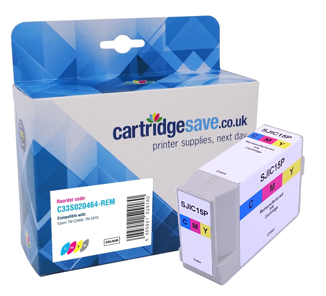 Compatible Epson SJIC15P Tri-Colour Ink Cartridge - (C33S020464)