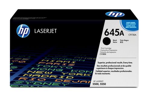 HP 645A Black Toner Cartridge - (C9730A)