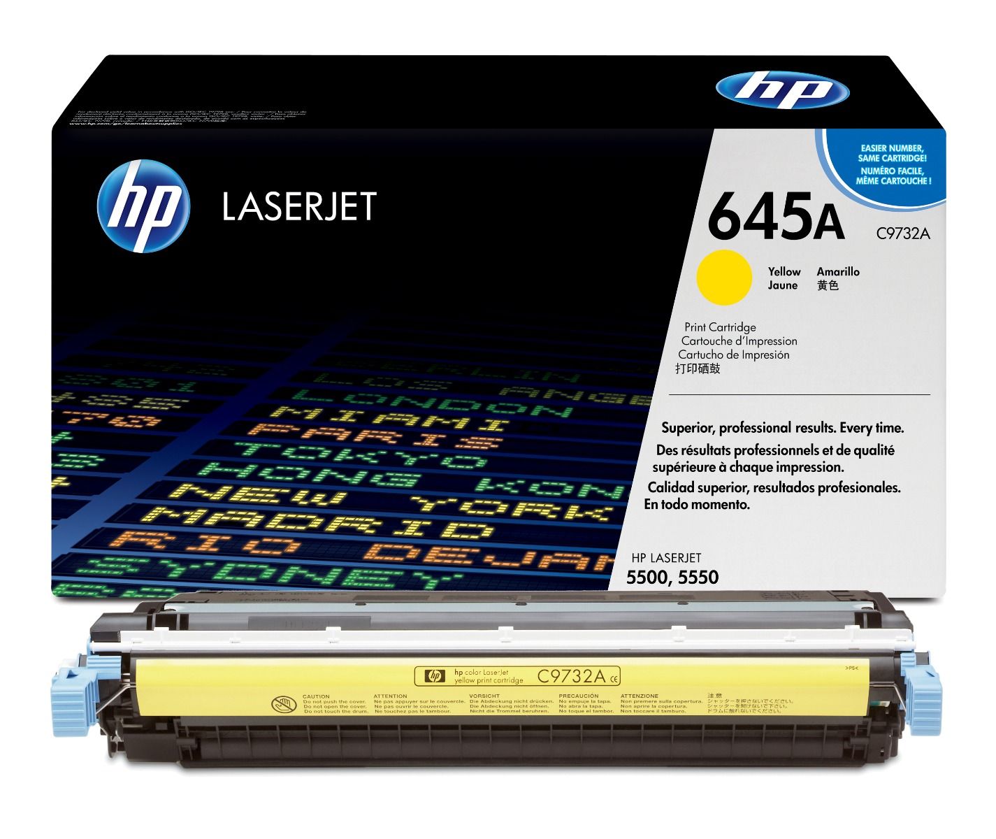 HP 645A Yellow Toner Cartridge - (C9732A)