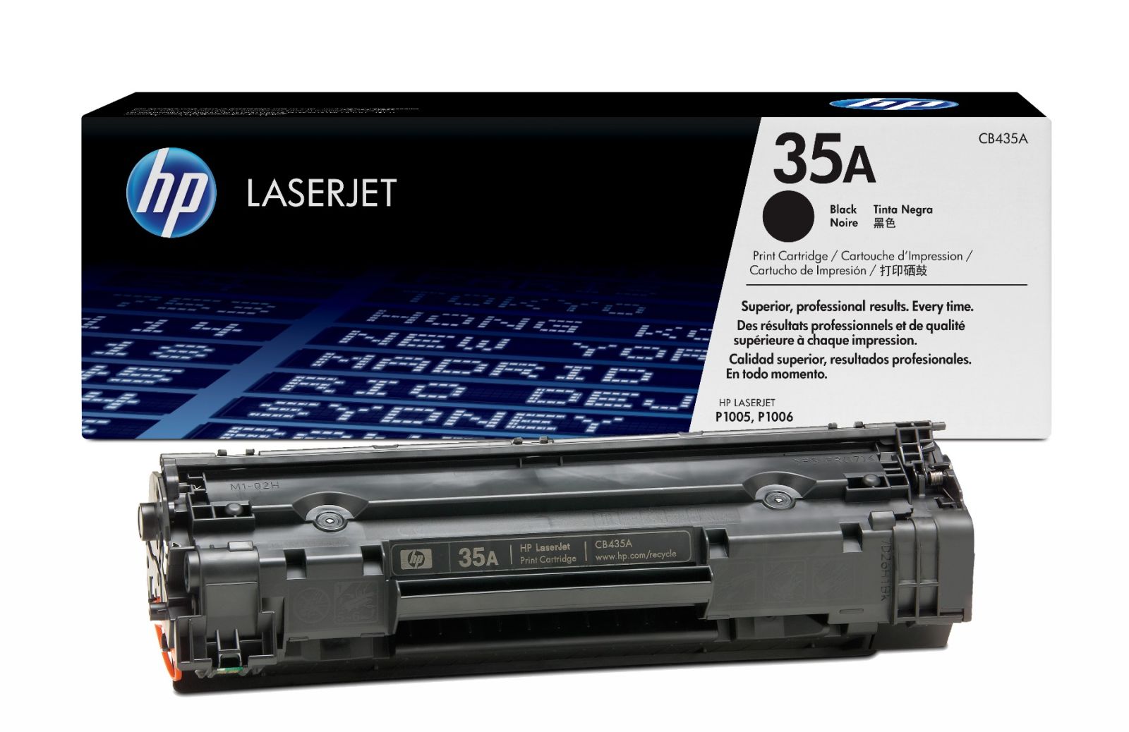 HP 35A Black Toner Cartridge - (CB435A)