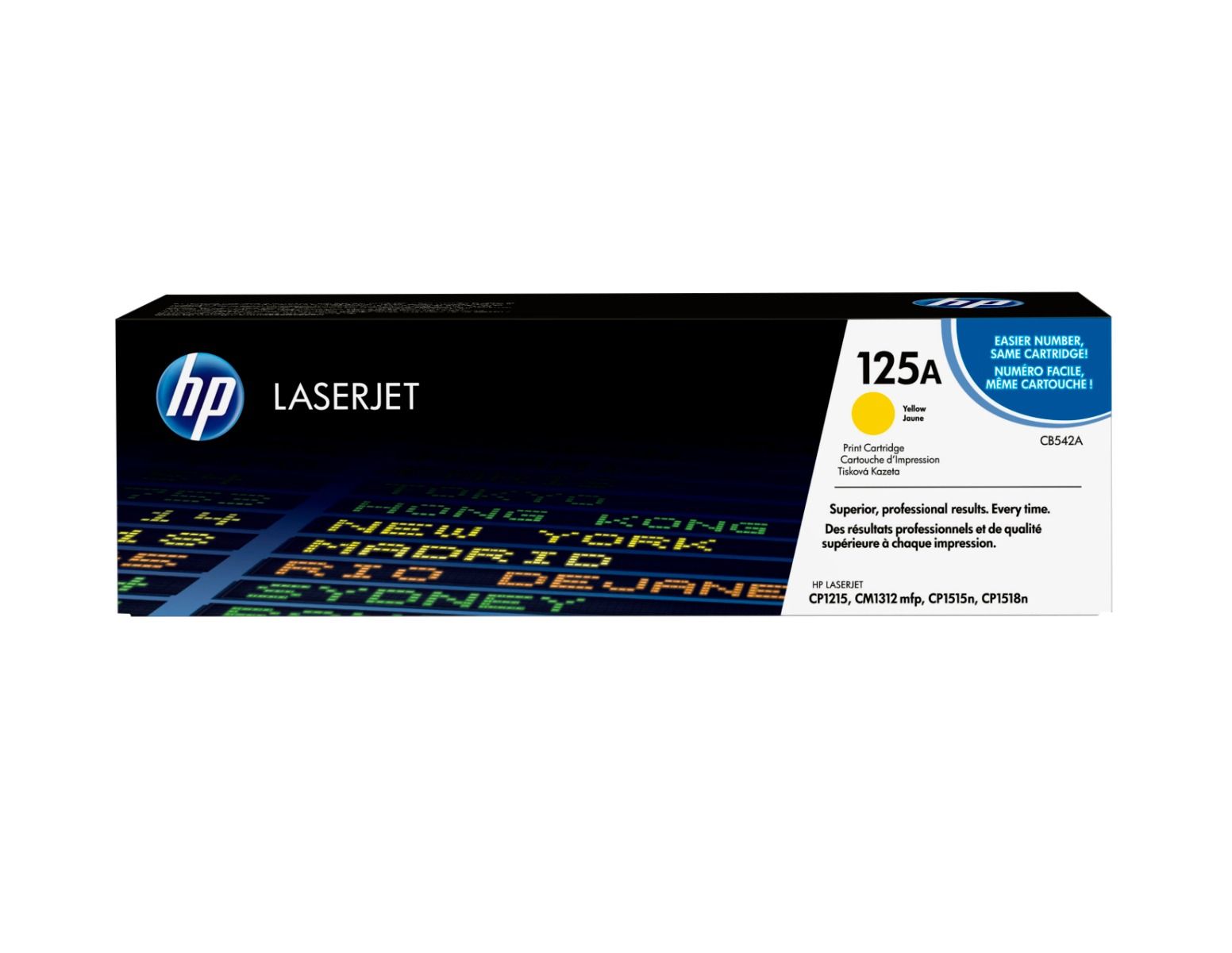 HP 125A Yellow Toner Cartridge - (CB542A)