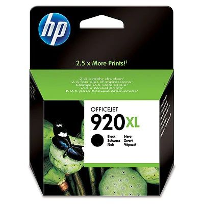 HP 920XL High Capacity Black Ink Cartridge - (CD975AE)