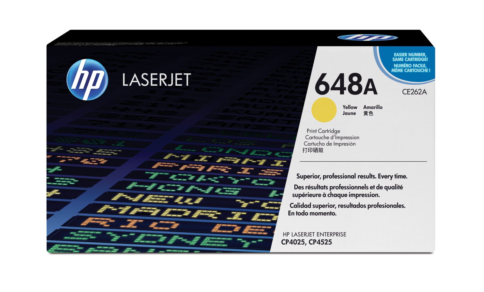 HP 648A Yellow Toner Cartridge - (CE262A)