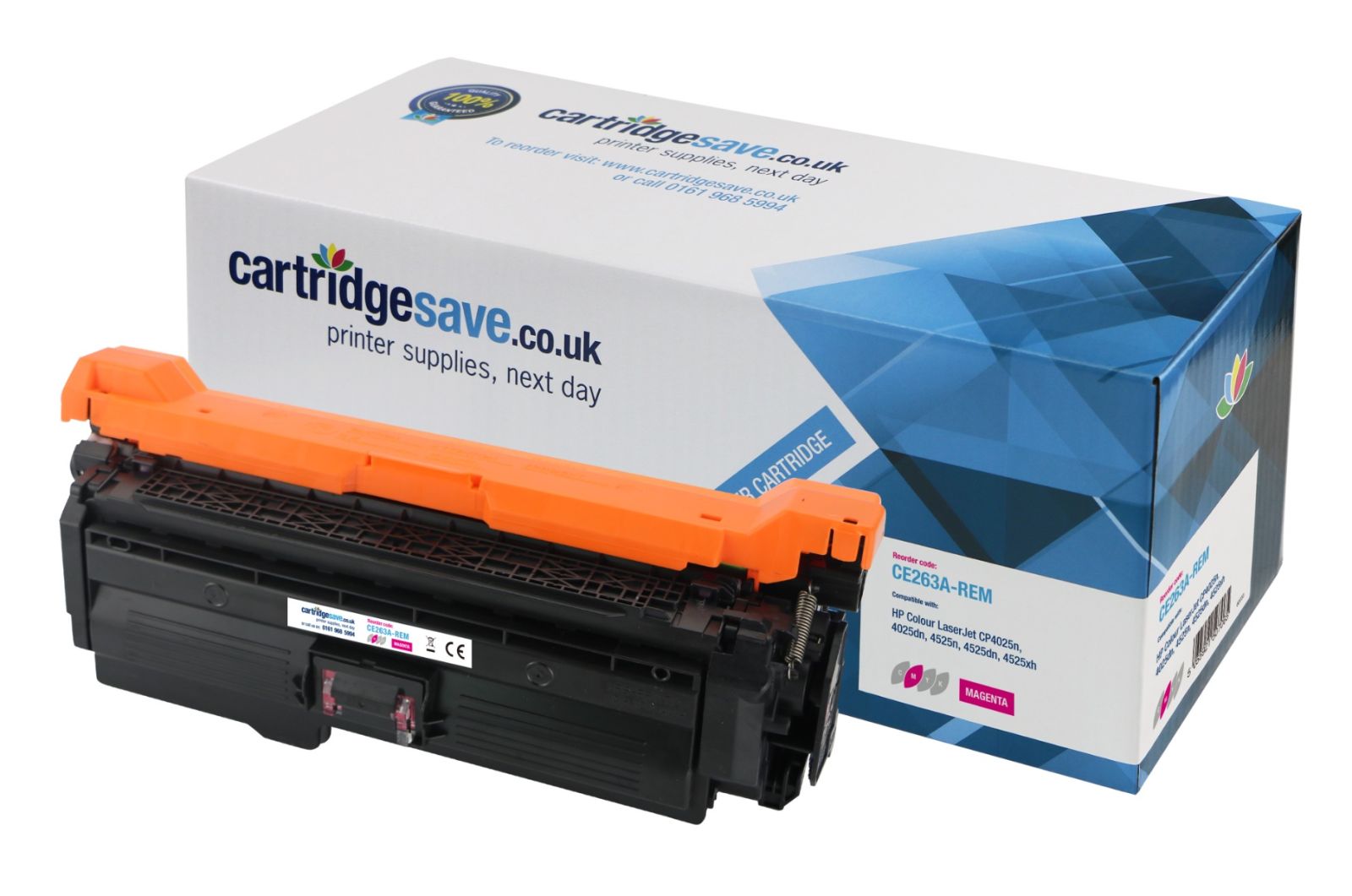 Compatible HP 648A Magenta Toner Cartridge - (CE263A)