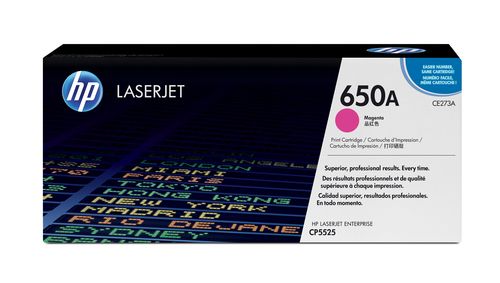 HP 650A Magenta Toner Cartridge - (CE273A)