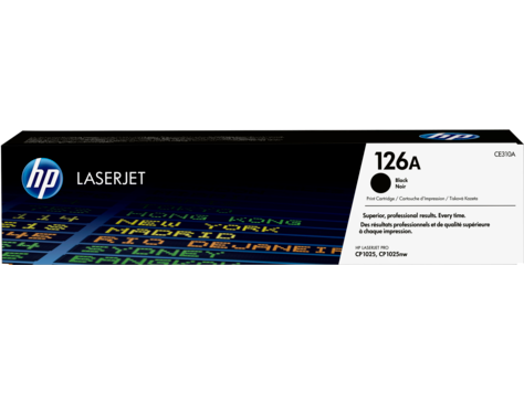 HP 126A Black Toner Cartridge - (CE310A)