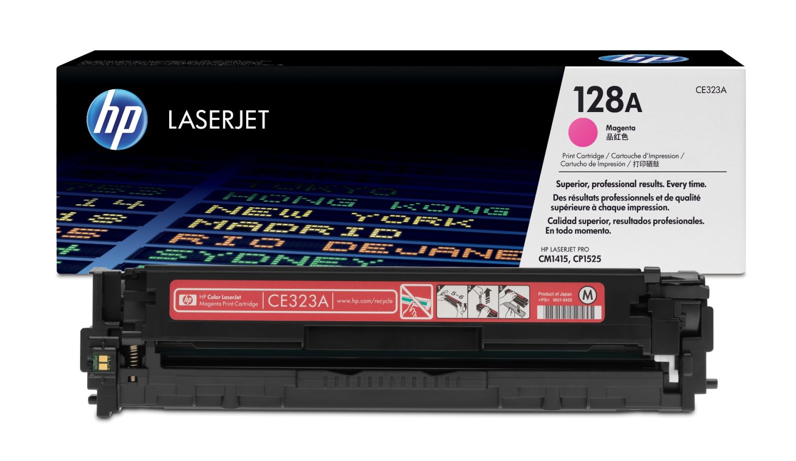 HP 128A Magenta Toner Cartridge - (CE323A)