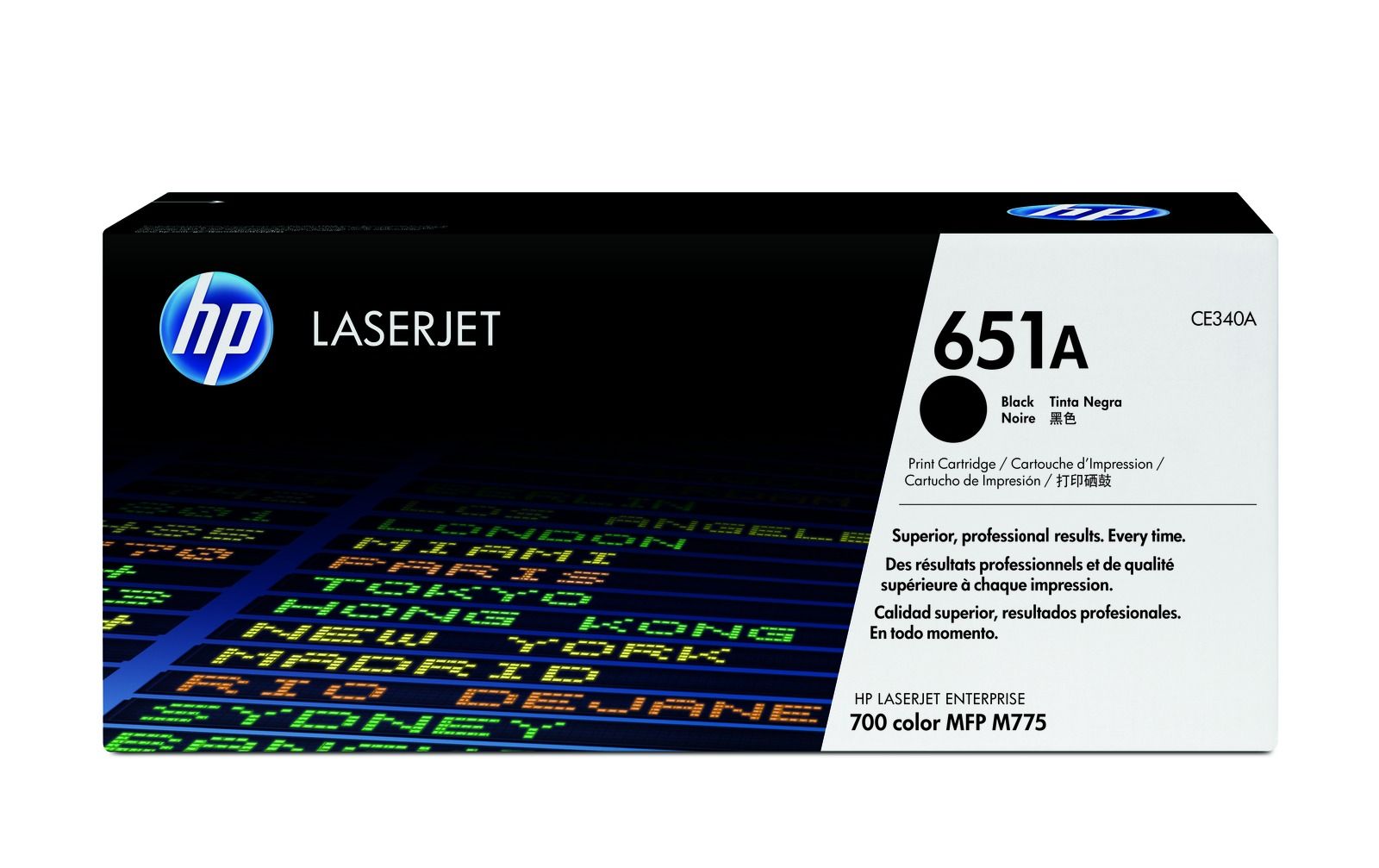 HP 651A Black Toner Cartridge - (CE340A)