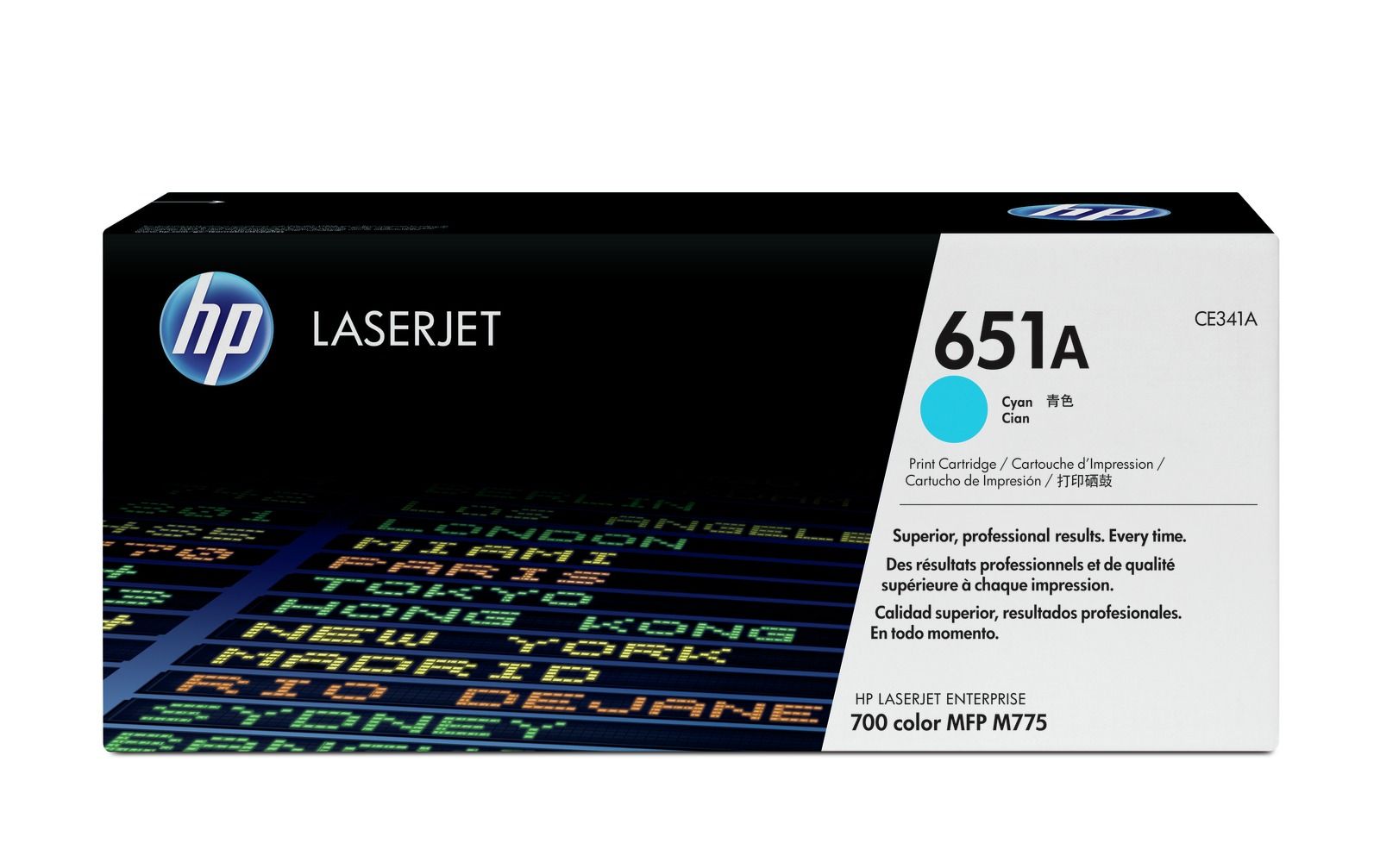 HP 651A Cyan Toner Cartridge - (CE341A)