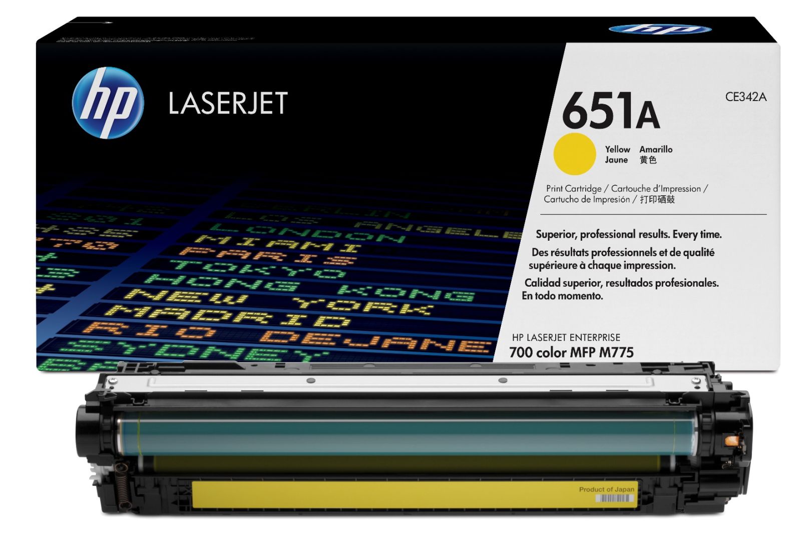 HP 651A Yellow Toner Cartridge - (CE342A)