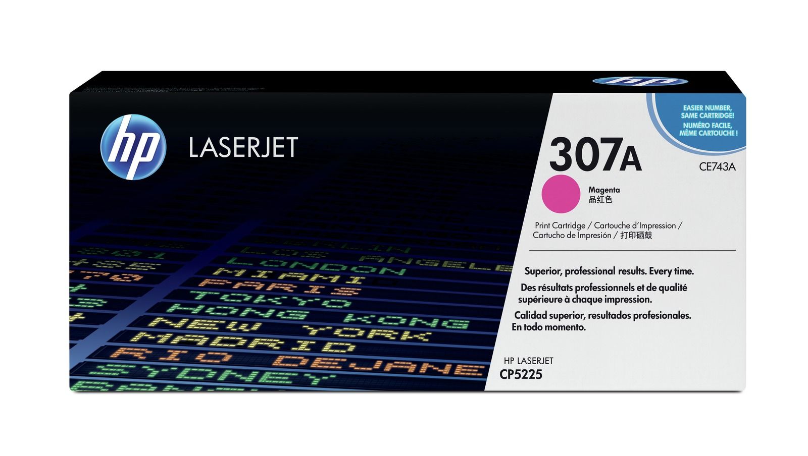 HP 307A Magenta Toner Cartridge - CE743A