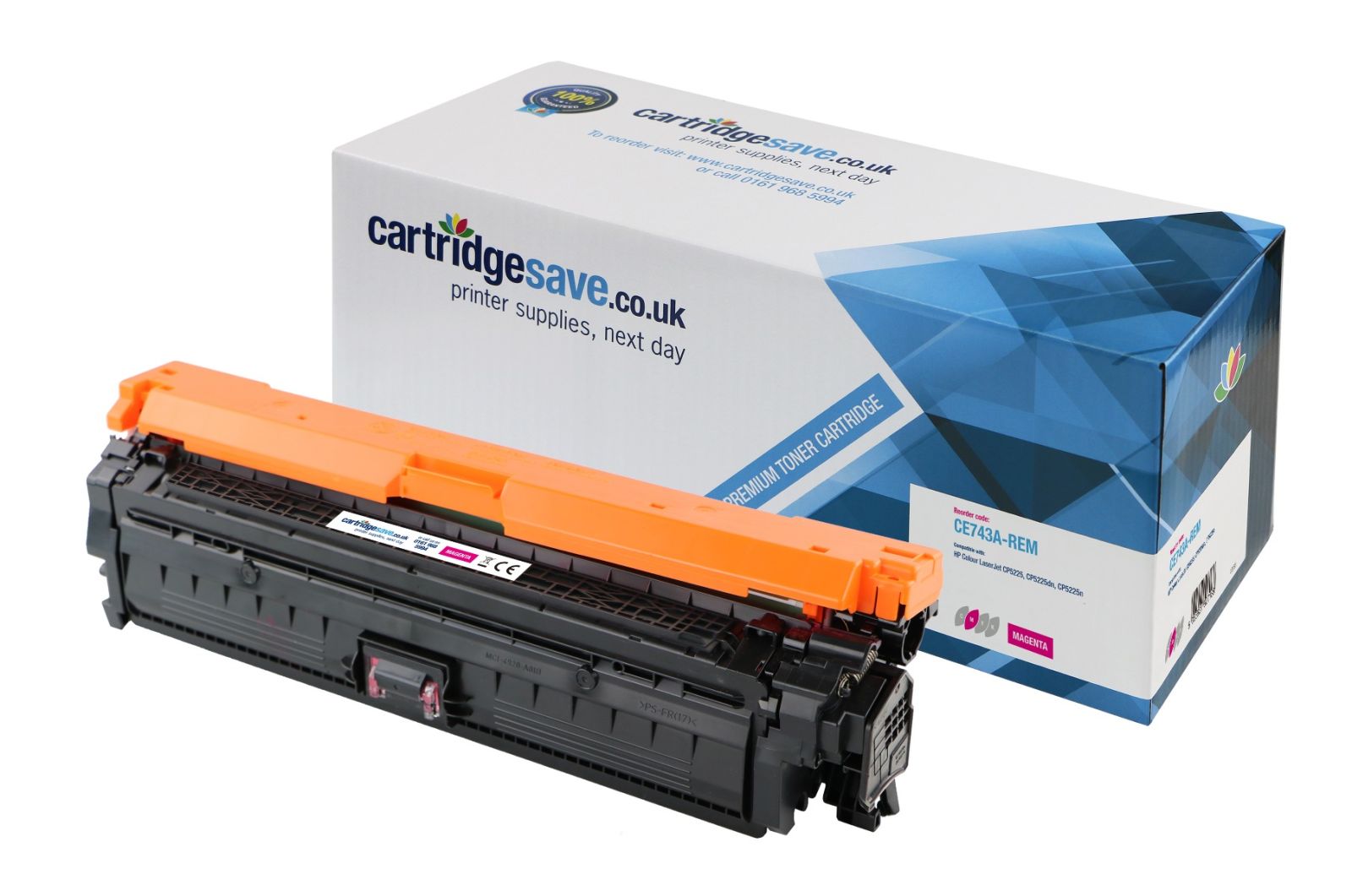 Compatible HP 307A Magenta Toner Cartridge - (CE743A)