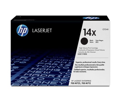 HP 14X High Capacity Black Toner Cartridge - (CF214X)