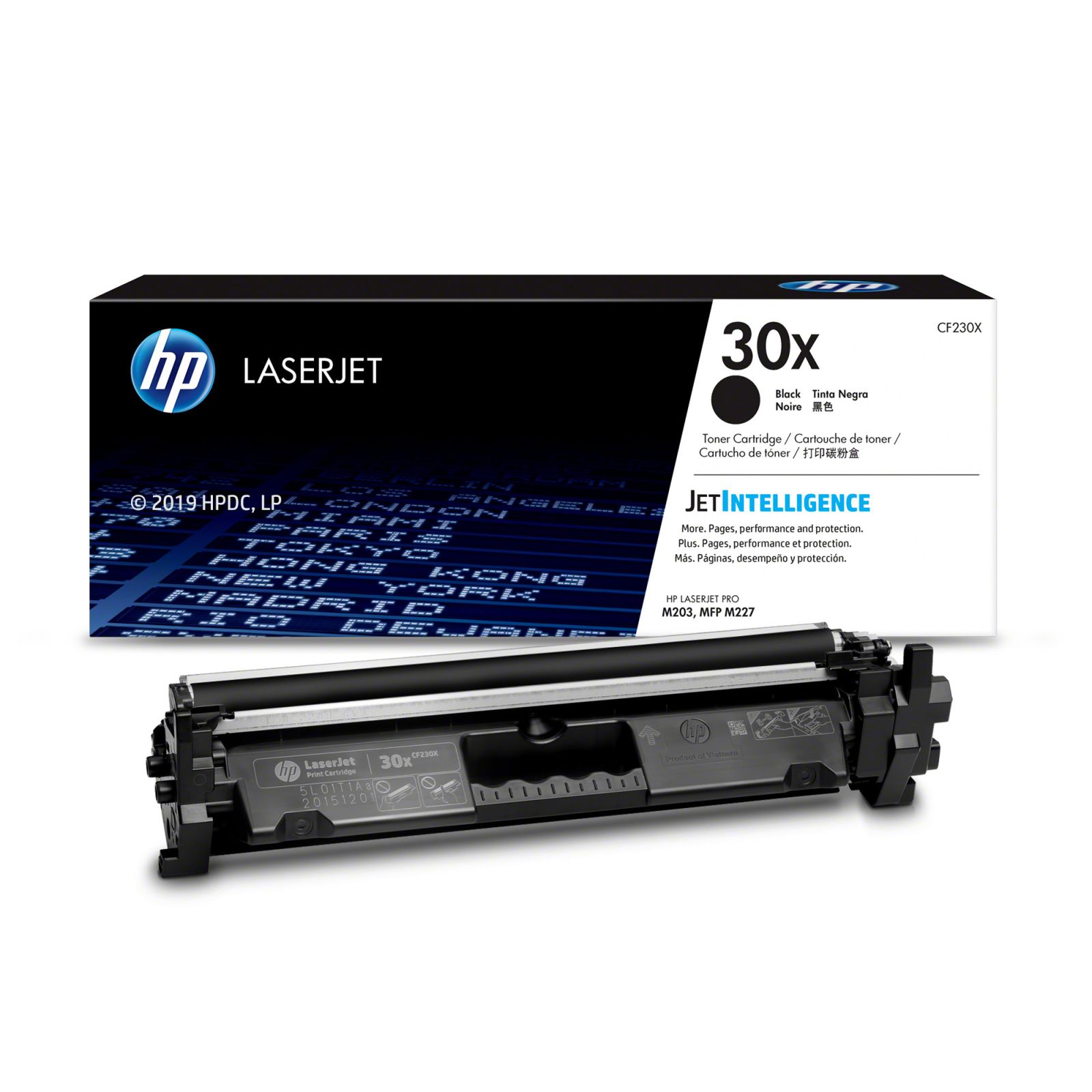 HP 30X High Capacity Black Toner Cartridge - (CF230X)