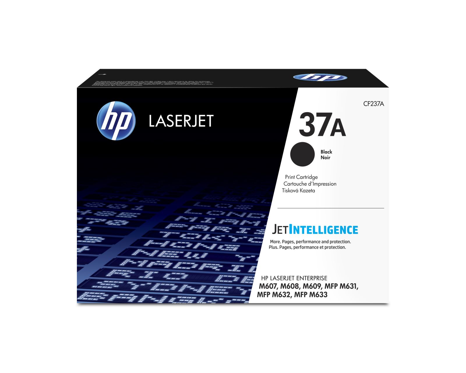 HP 37A Black Toner Cartridge - (CF237A)