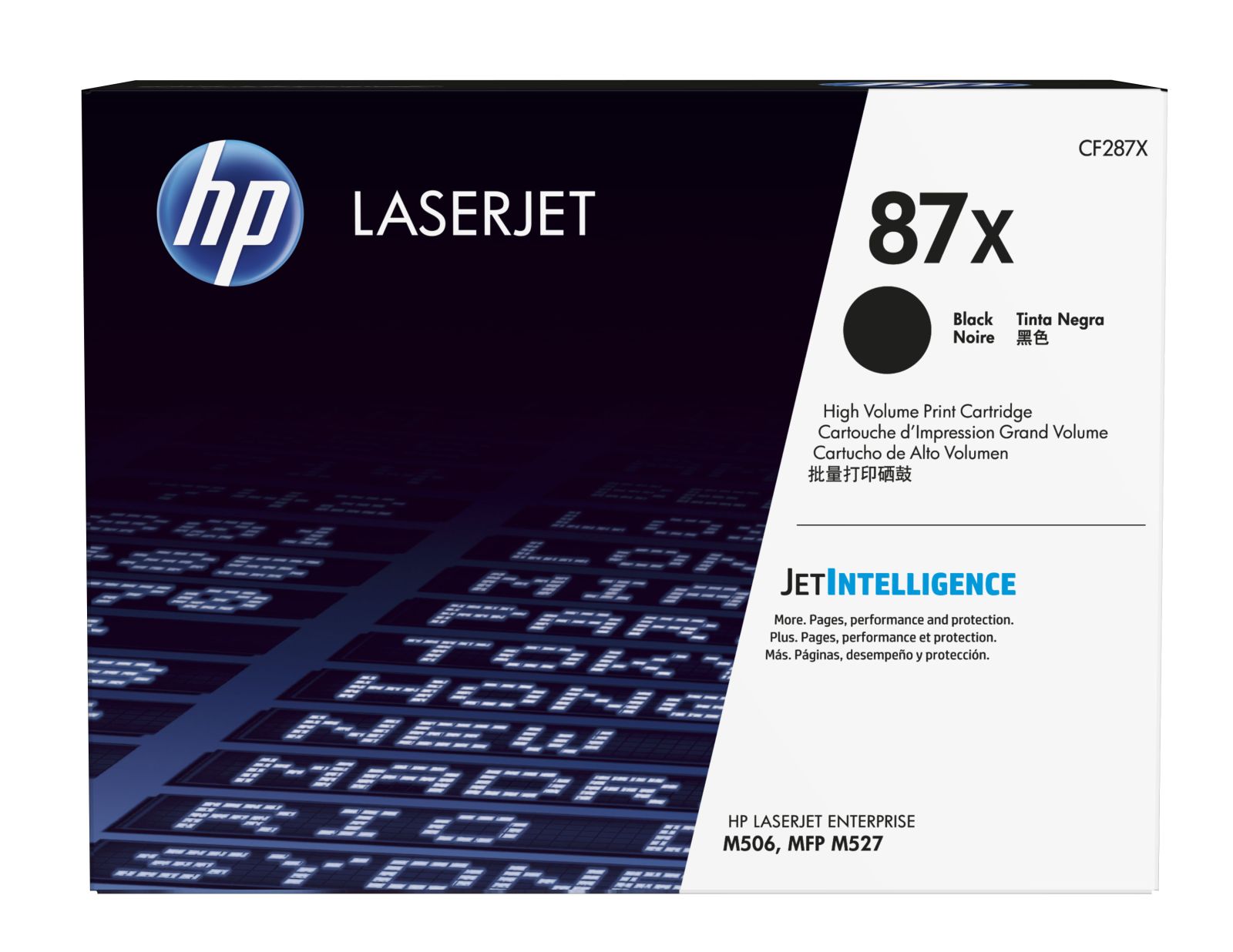 HP 87X High Capacity Black Toner Cartridge - (CF287X)