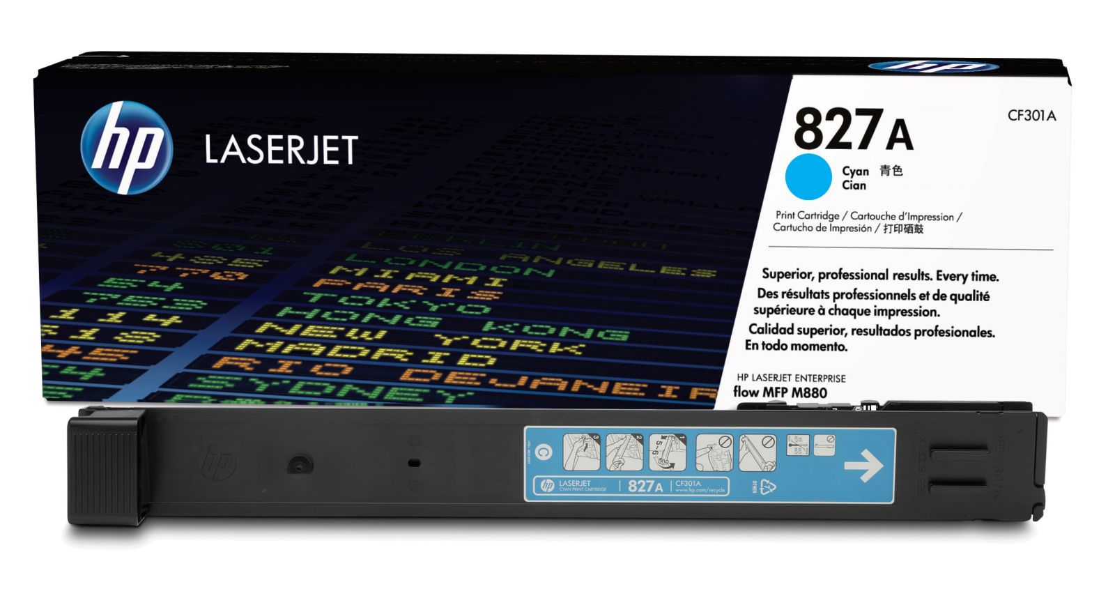 HP 827A Cyan Toner Cartridge - (CF301A)