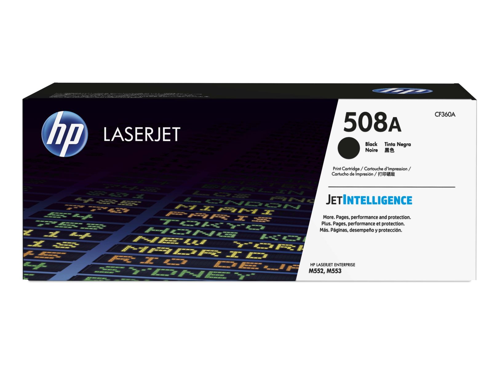 HP 508A Black Toner Cartridge - (CF360A)