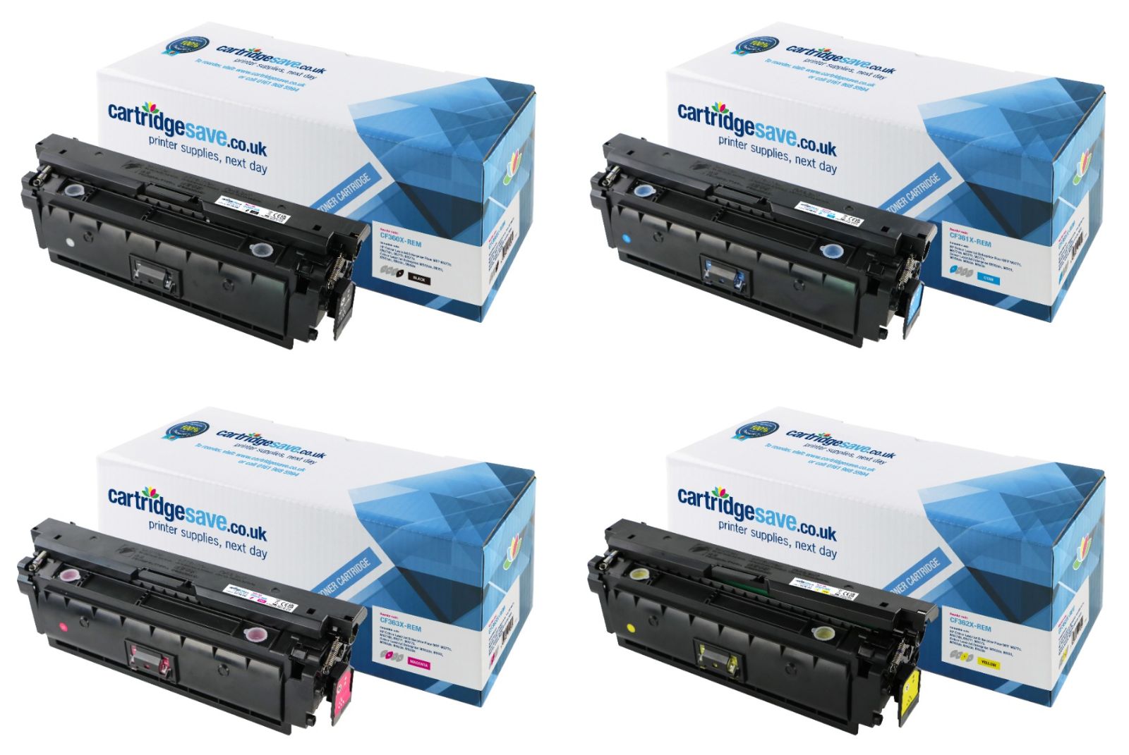 Compatible HP 508X High Capacity 4 Colour Toner Cartridge Multipack