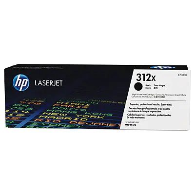 HP 312X High Capacity Black Toner Cartridge - (CF380X)