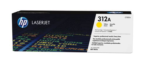 HP 650A Yellow Toner Cartridge - (CE272A)