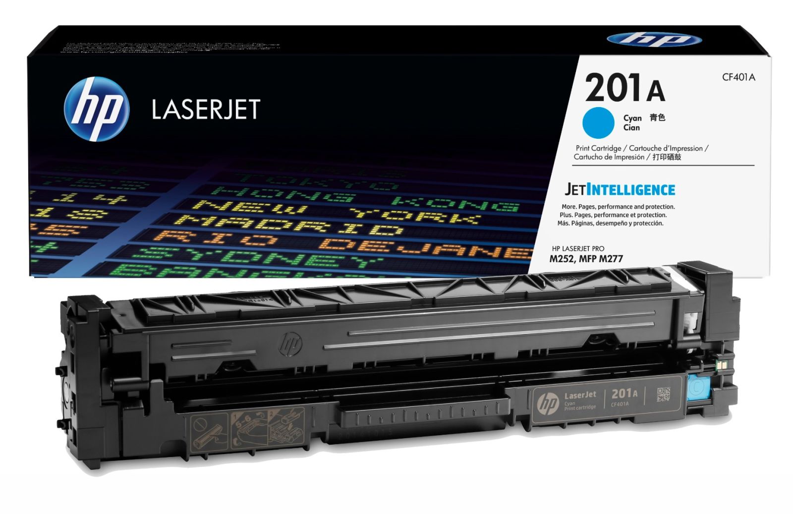 HP 201A Cyan Toner Cartridge - (CF401A)