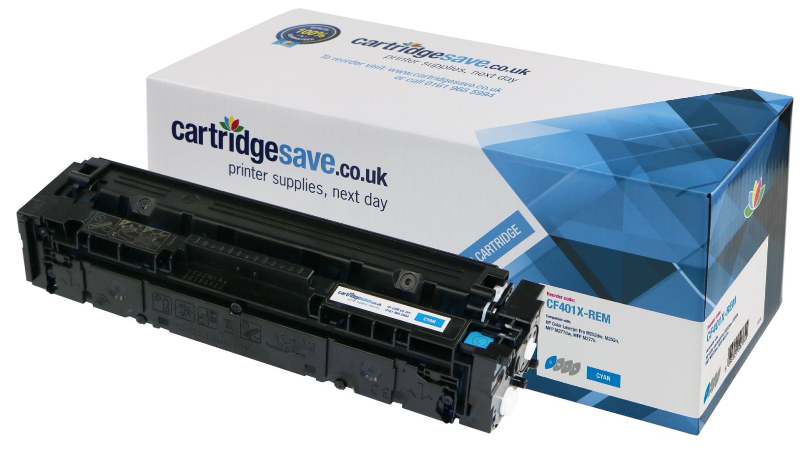 Compatible HP 201X High Capacity Cyan Toner Cartridge - (CF401X)