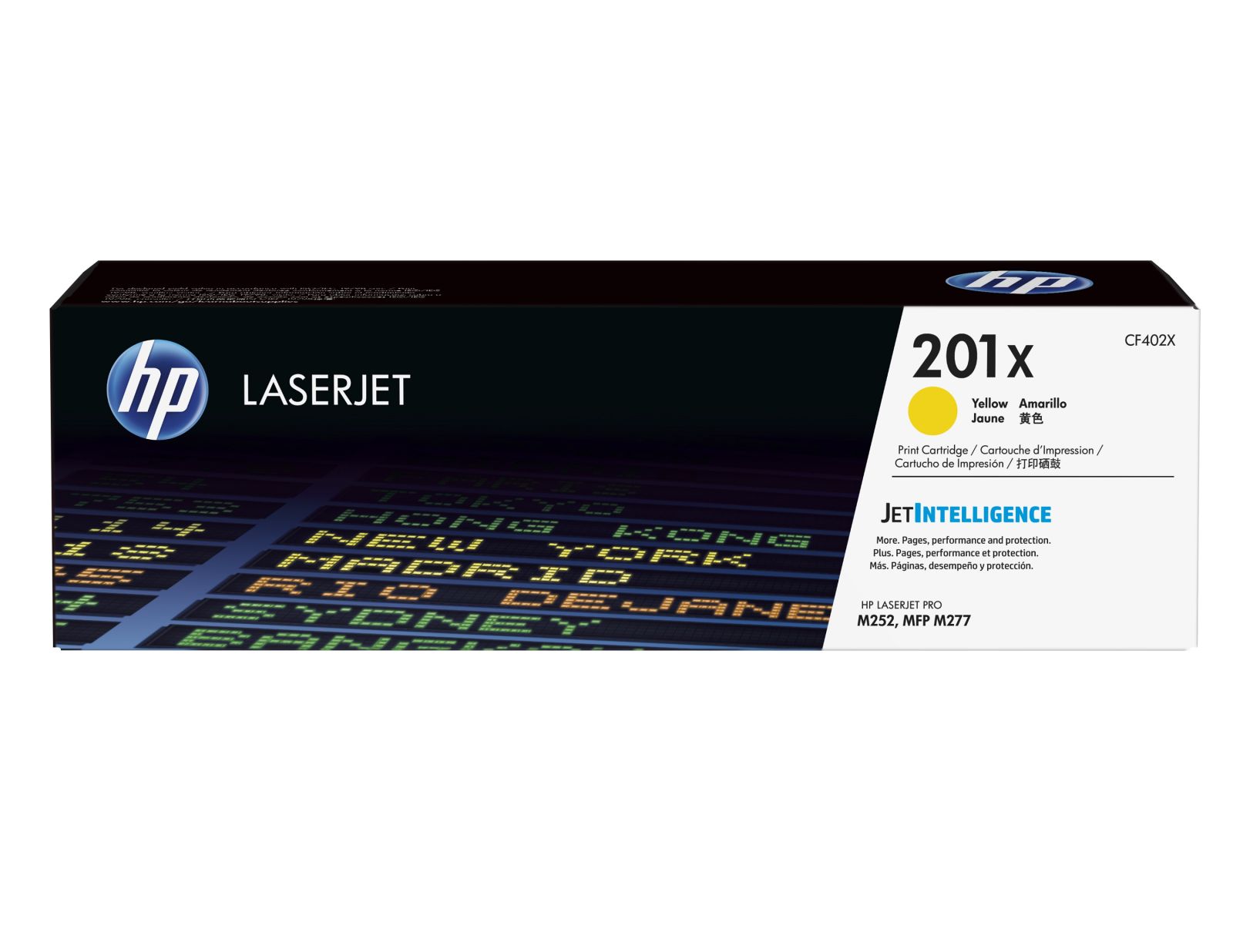 HP 201X High Capacity Yellow Toner Cartridge - (CF402X)