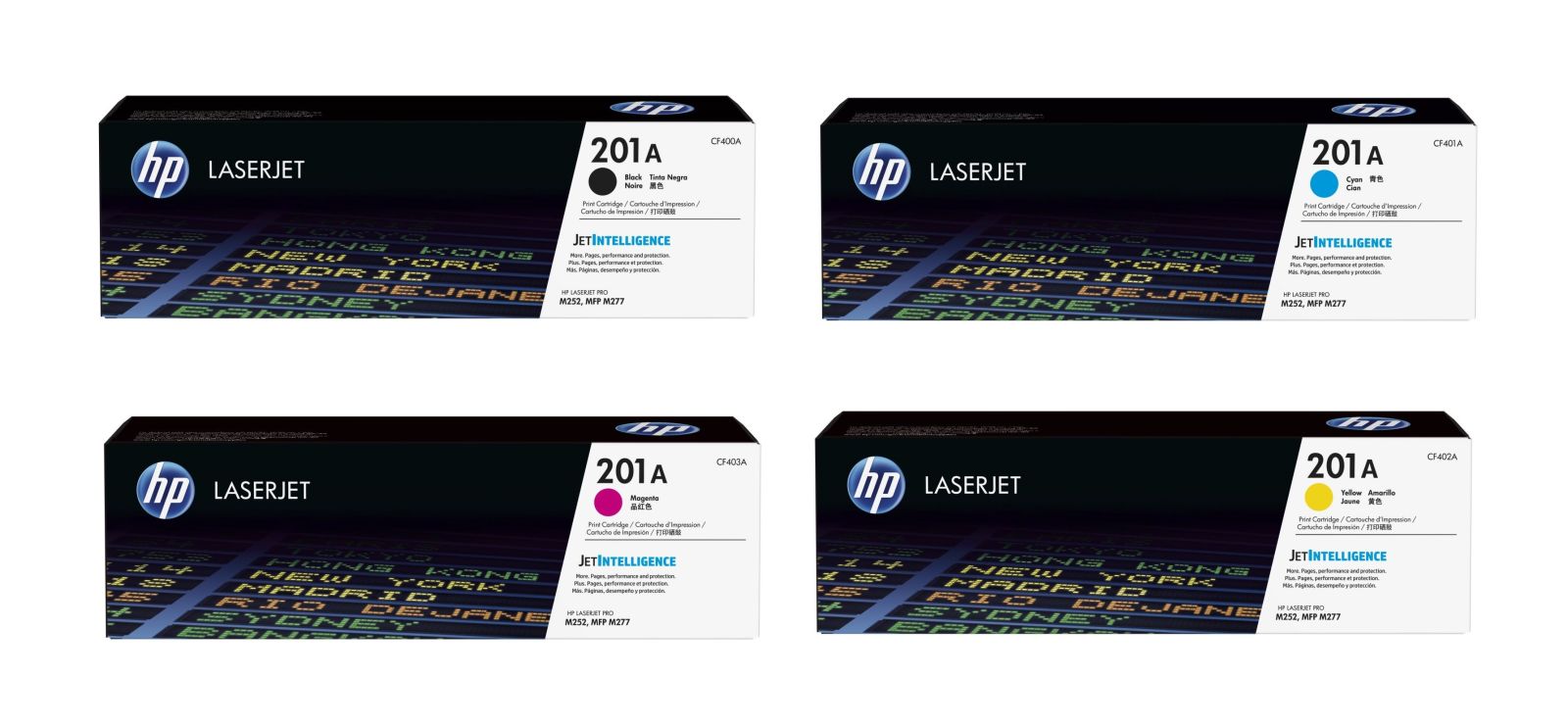 HP 201A 4 Colour Toner Cartridge Multipack