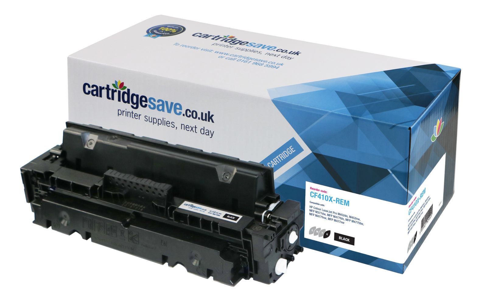 Compatible HP 410X High Capacity Black Toner Cartridge - (CF410X)