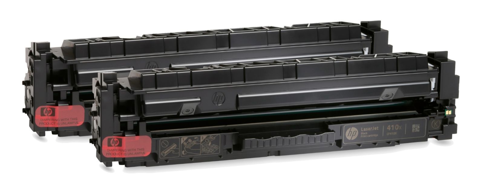 HP 410X High Capacity Black Cartridge Twin Pack - (CF410XD)