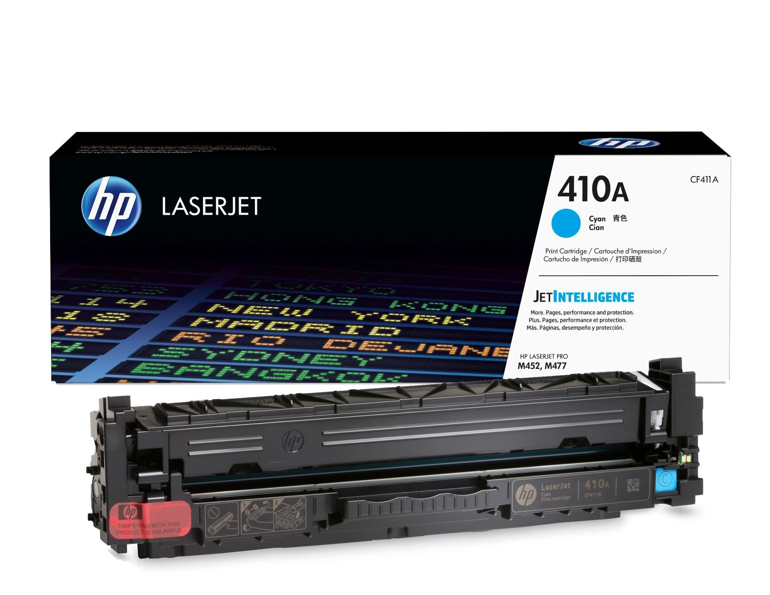 HP 410A Cyan Toner Cartridge - (CF411A)