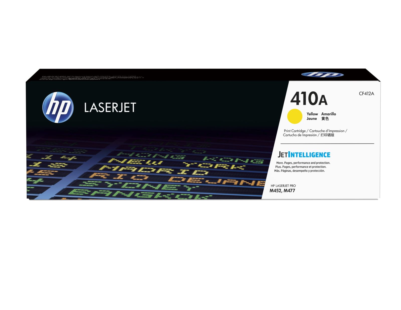 HP 410A Yellow Toner Cartridge - (CF412A)