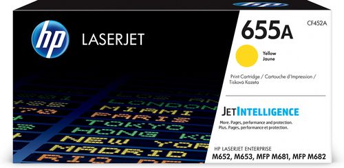 HP 655A Yellow Toner Cartridge - (CF452A)