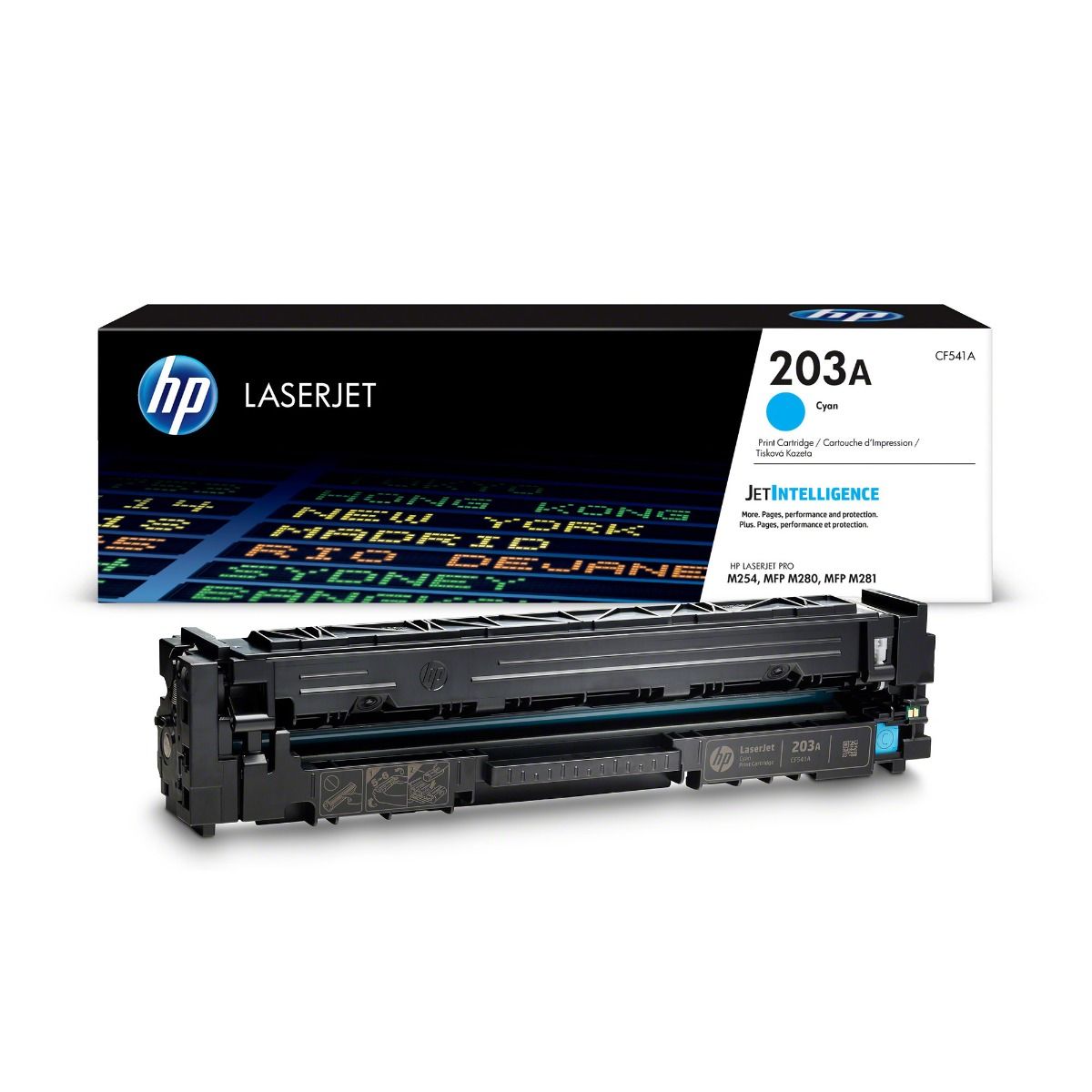 HP 203A Cyan Toner Cartridge - (CF541A)